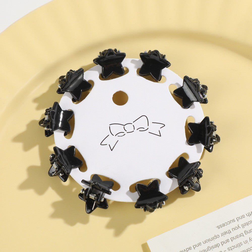 Colorful Kids Hairpin Clip Head Accessory Flyaway Hair Hair Clip Girl Bangs Braiding Mini Hair Clip Hair Accessory