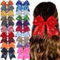 INS Kids Glitter Bow Elastic Band Girl Headband