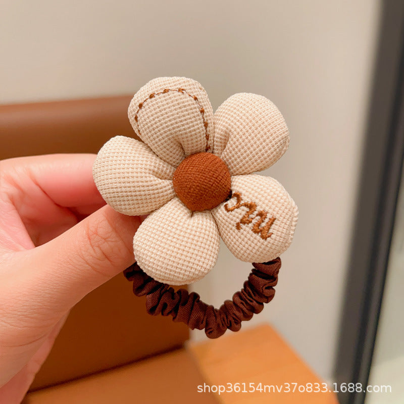 Kids Flower Headband 2025 Girl Hair Tie Gentle on Hair Elastic Band