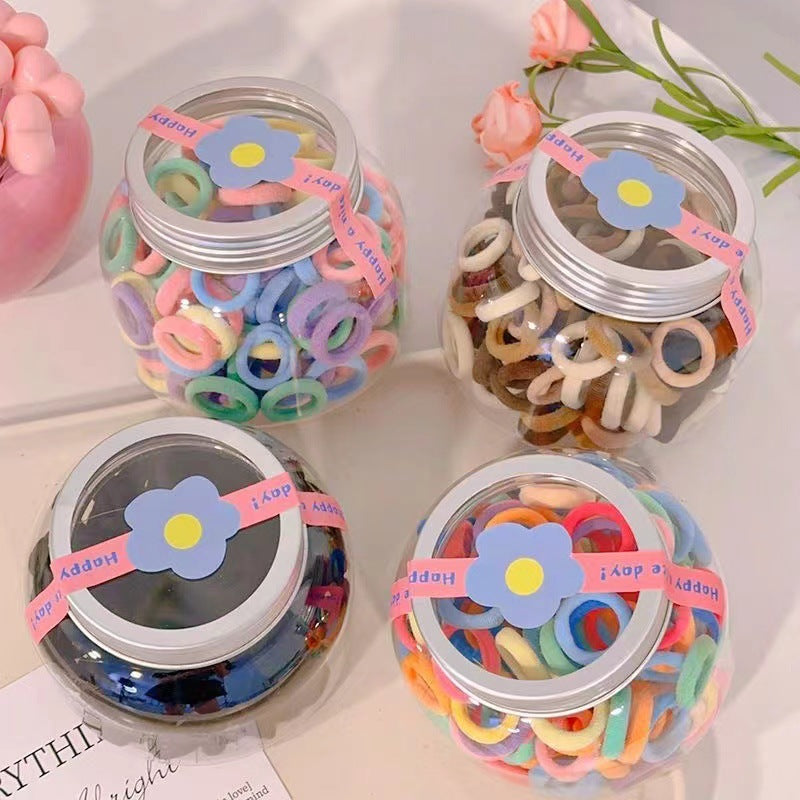 Kids Elastic Band High Elasticity Hair Tie Gentle on Hair Girl Elastic Band 100