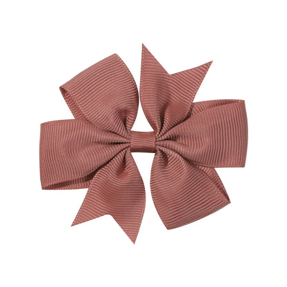 Handmade V Bow Hair Clip Hair Accessory Kids Head Accessory 564