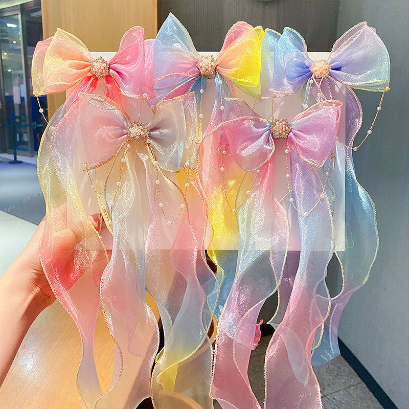 Kids Hair Band Girl Bow Braiding Hair Clip Head Accessory Hairpin Hair Accessory