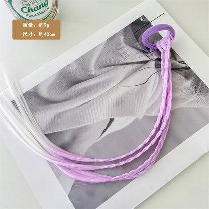 Head Accessory Kids Hair Accessory Colorful Braiding Hair Tie