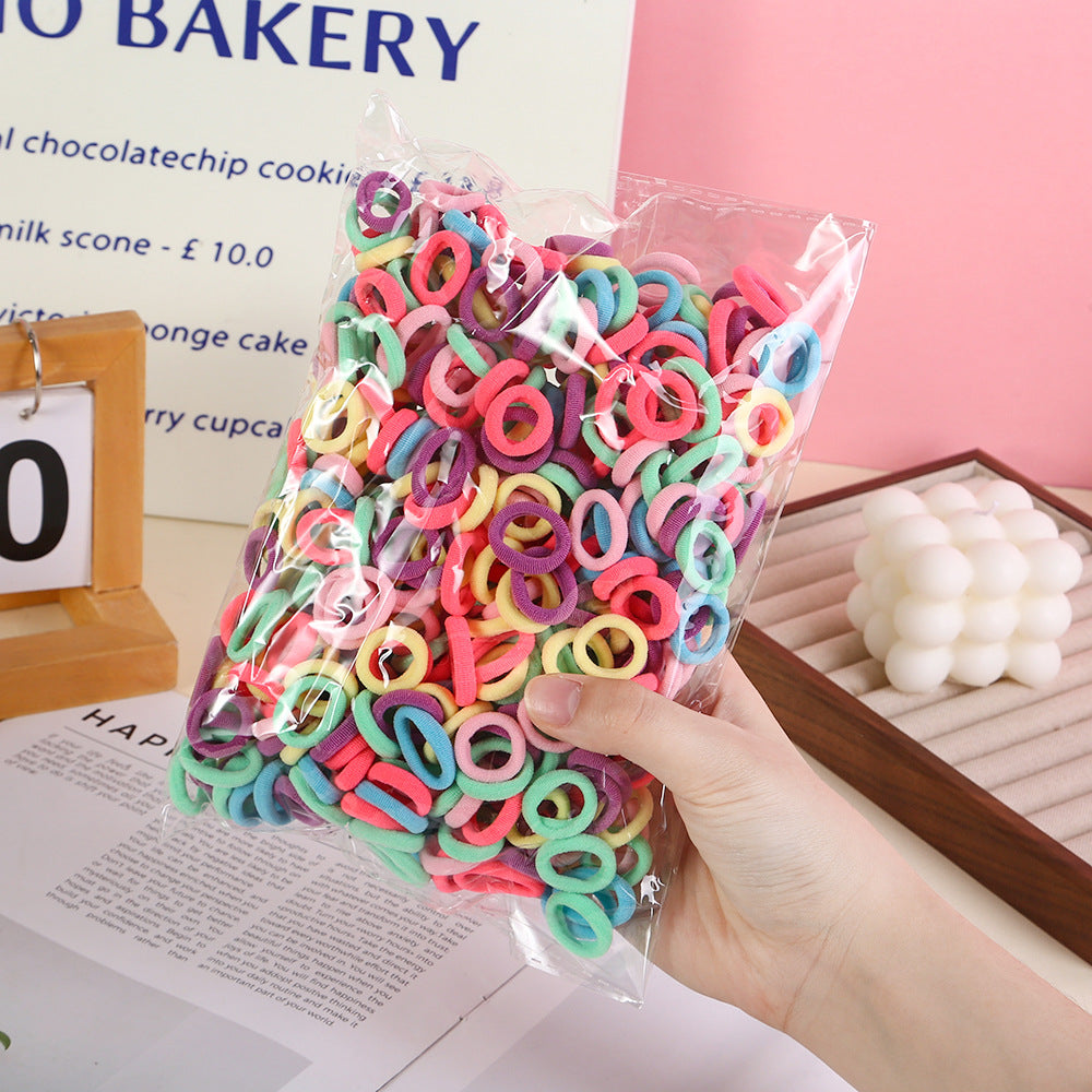 Kids Elastic Band Gentle on Hair Hair Tie Elastic Band Headband Towel Ring Hair Tie Head Accessory