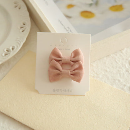 A172 Kids Head Accessory Hair Accessory INS Bow Hair Clip 1