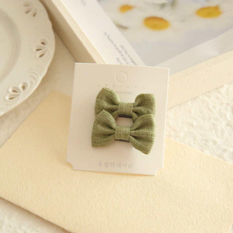 A172 Kids Head Accessory Hair Accessory INS Bow Hair Clip 1
