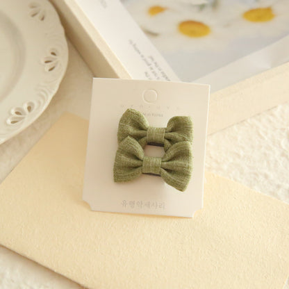 A172 Kids Head Accessory Hair Accessory INS Bow Hair Clip 1