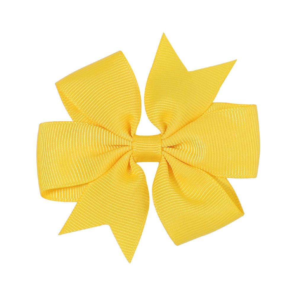 Handmade V Bow Hair Clip Hair Accessory Kids Head Accessory 564